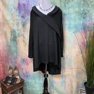 NWT 📌Rosegal   High Low Cotton Blend Long Sleeves Plus Size Tunic